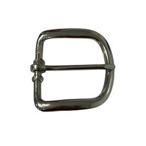 Vintage China Silver Tone Brass Belt Buckle Fastener Closure